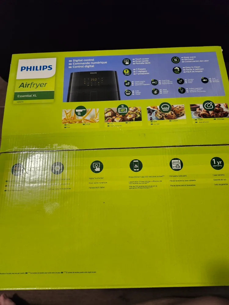 Philips Airfryer Essential XL HD9270 6.2L image indicator(2)