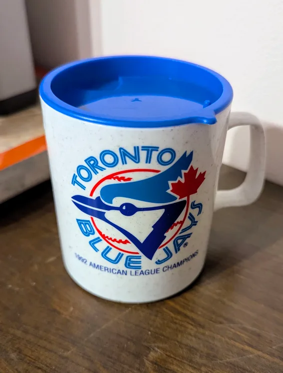 Toronto Blue Jays 1992 World Series Travel Mug image indicator(2)