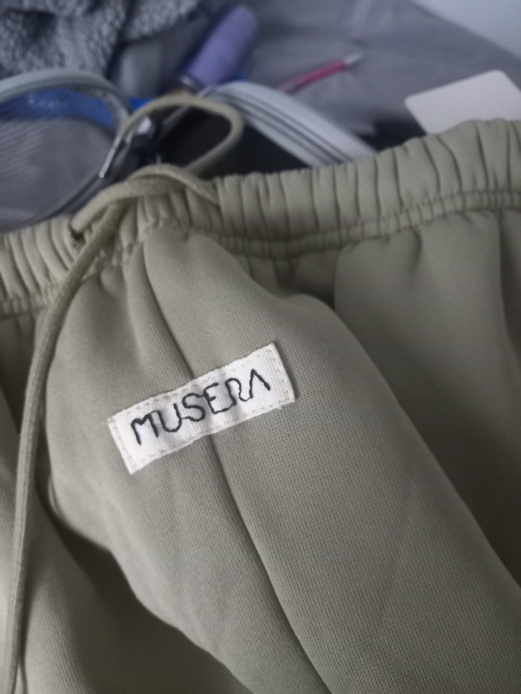 MuseRa Sage Green Wide Leg Sweatpants - photo 4