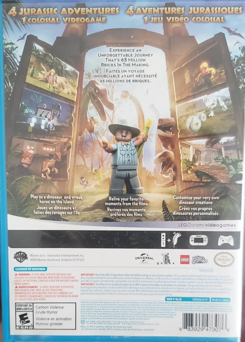 LEGO Jurassic World Wii U Game image indicator(5)