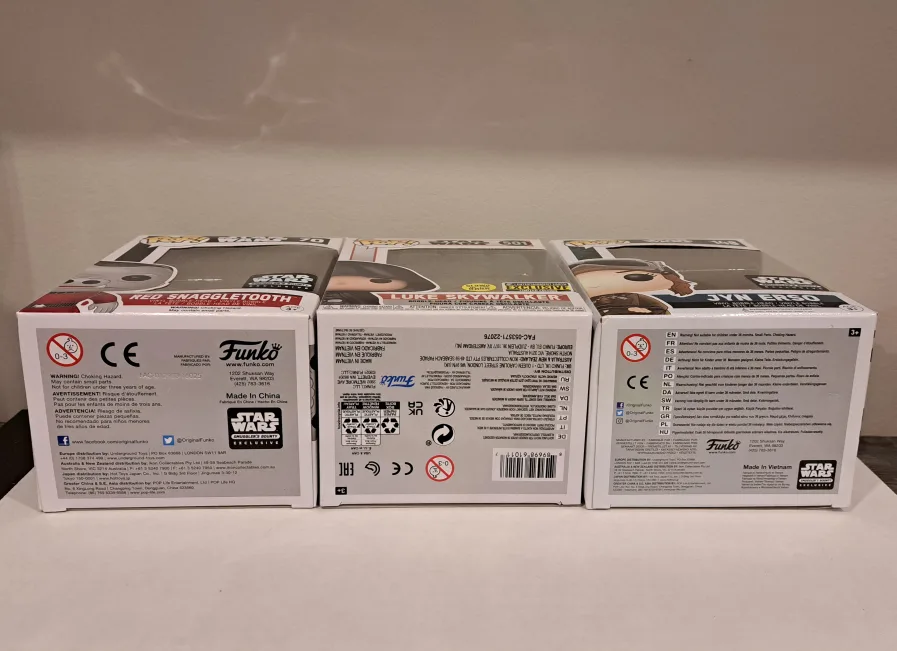 Star Wars Red Snaggletooth, Luke Skywalker, Jyn Erso image indicator(6)