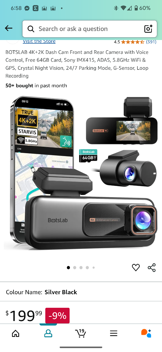 Botslab 4K UHD Dash Cam with ADAS - photo 2