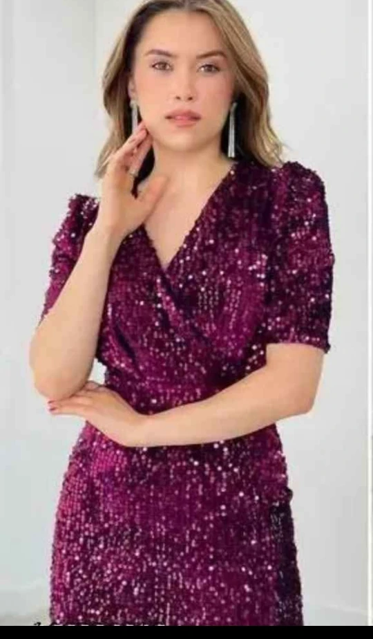 cocktail party dress outfit Sequin XL - photo 3