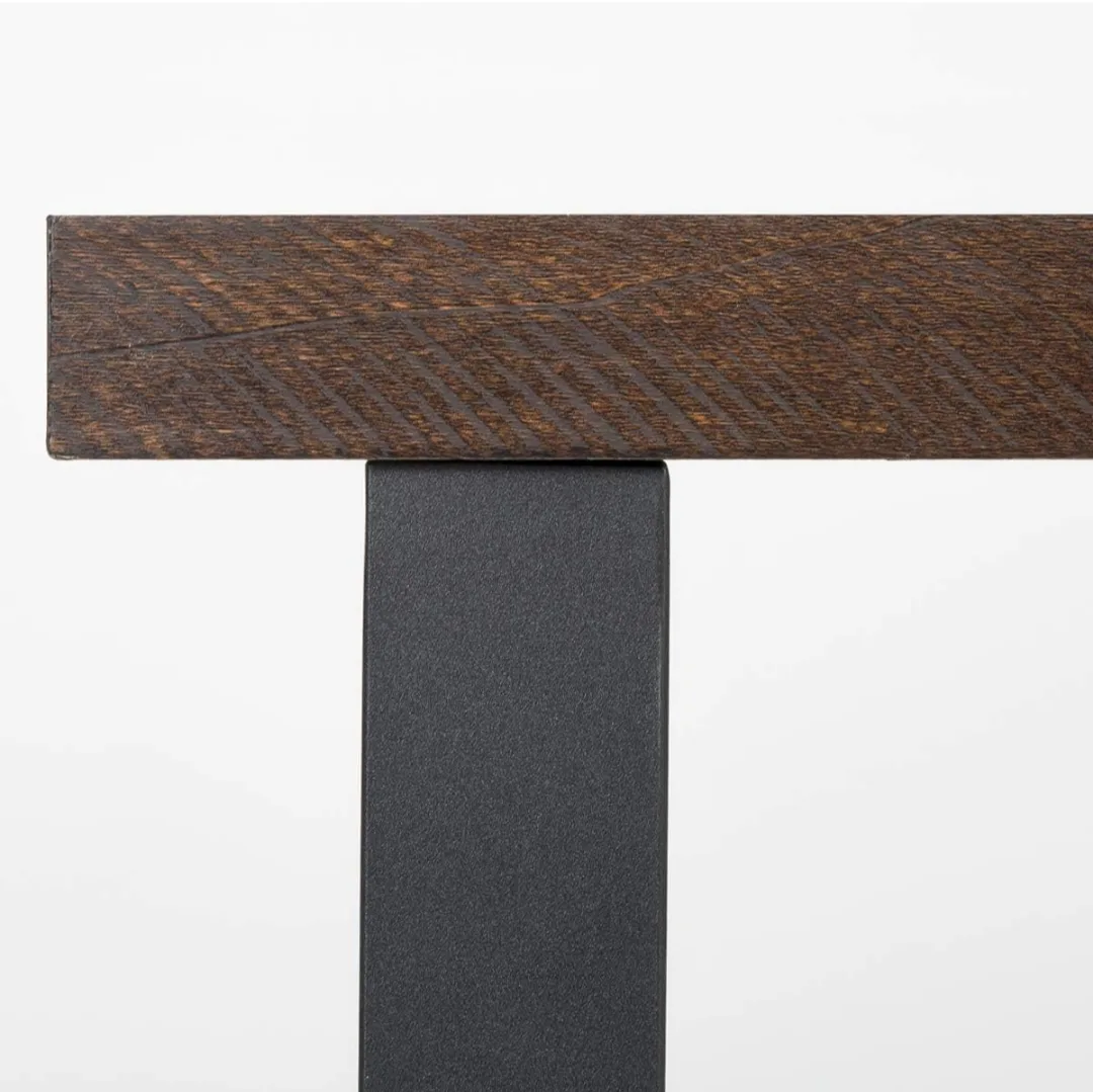 Modern Writing Desk with Black Metal Frame image indicator(3)