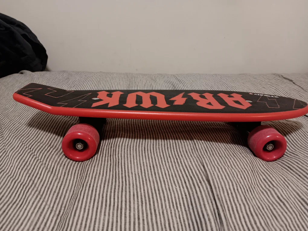 Airwalk Cruiser Skateboard - Red and Black image indicator(2)