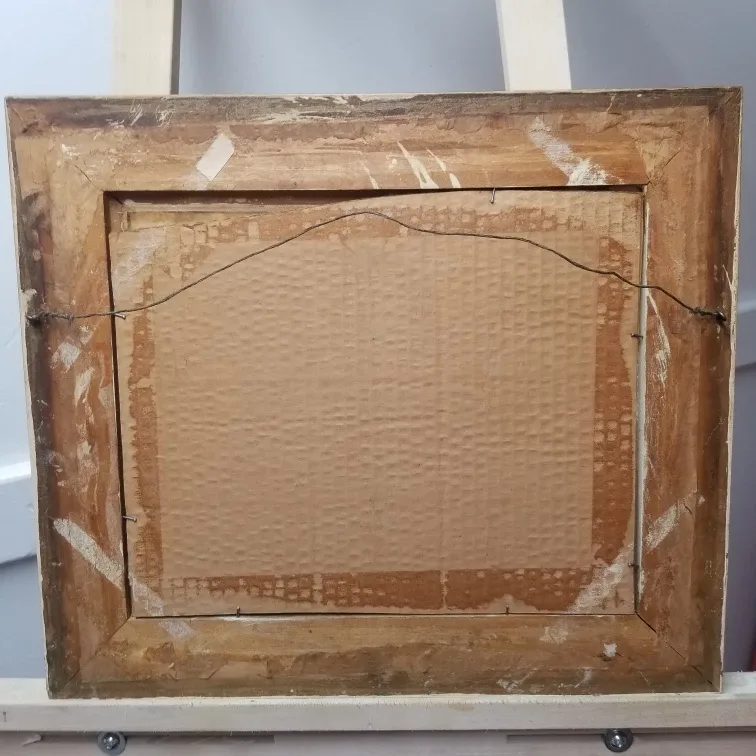 Vintage Winter Landscape Painting by . Key image indicator(3)