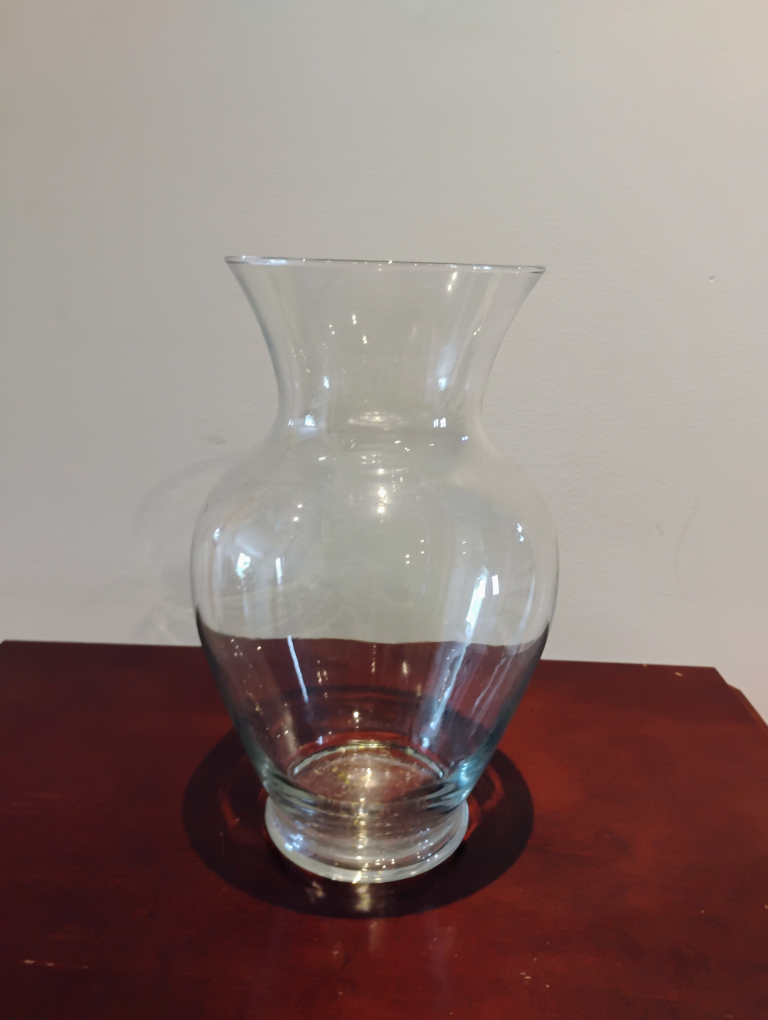 Clear Glass Vase
