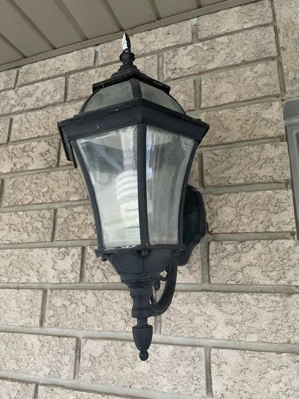 Black Outdoor Wall Light Fixture