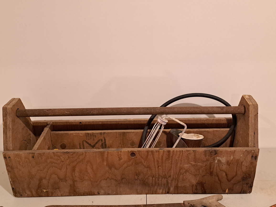 Vintage wooden tool box - photo 5