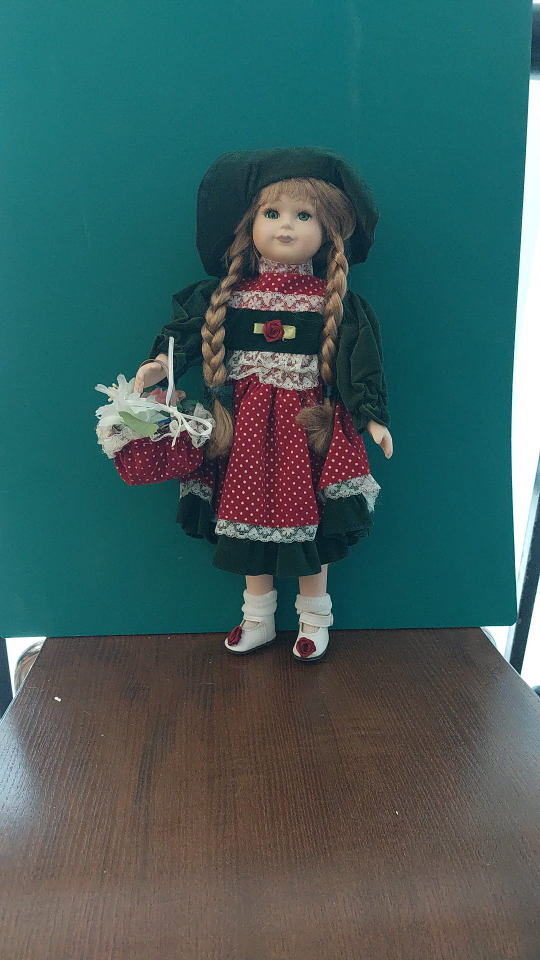 Collectible Porcelain Doll in Original Box