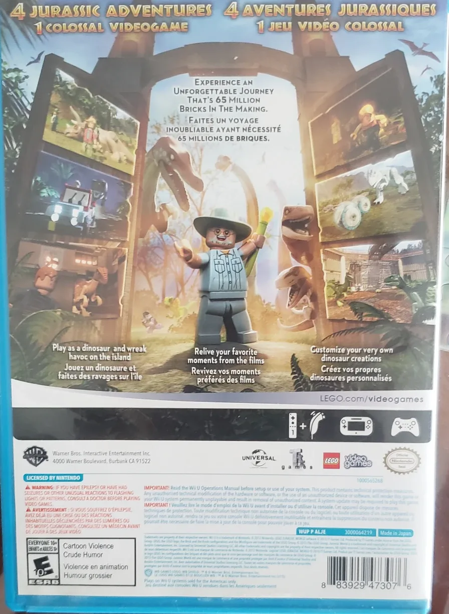 LEGO Jurassic World Wii U Game image indicator(6)