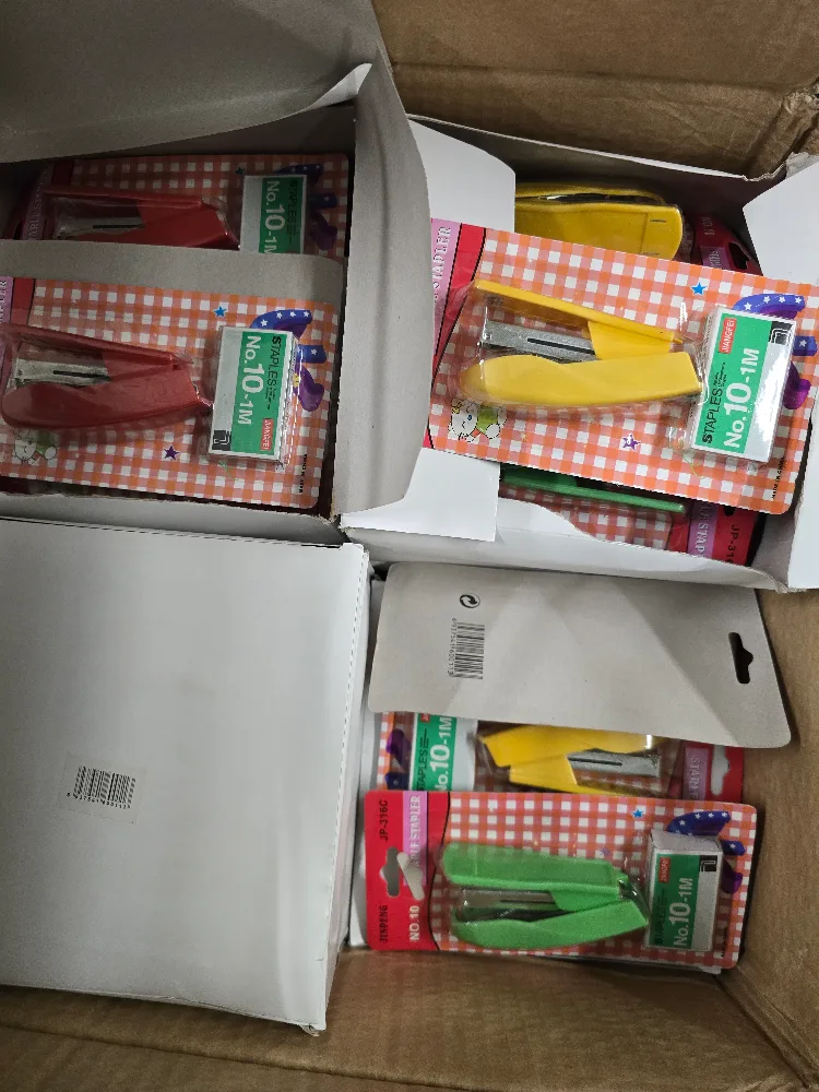 Box of 12 new Starle Stapler No.10 - Assorted Colours image indicator(2)