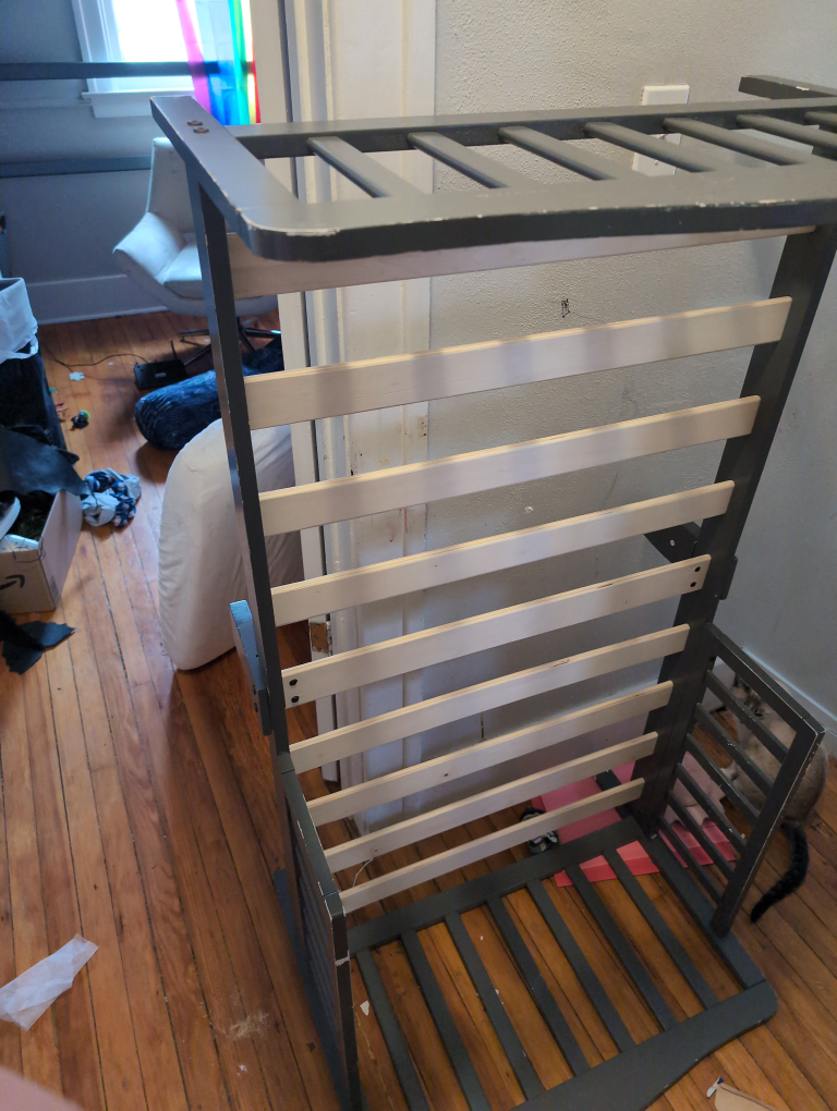 Disassembled Toddler Bed Frame #freecycle