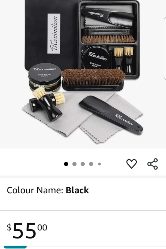 Brand New Maximilian Shoe Care