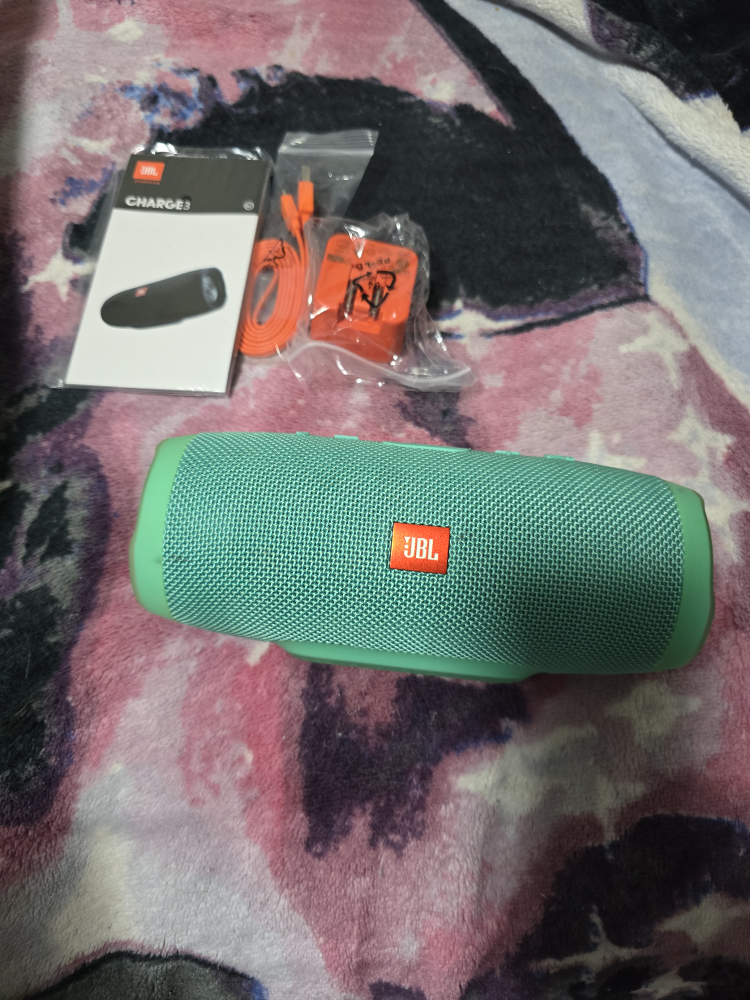 JBL Charge 3 Teal Portable Bluetooth Speaker - photo 3