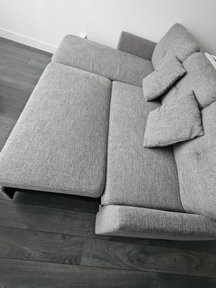Grey Sectional Sofa with Storage - photo 4