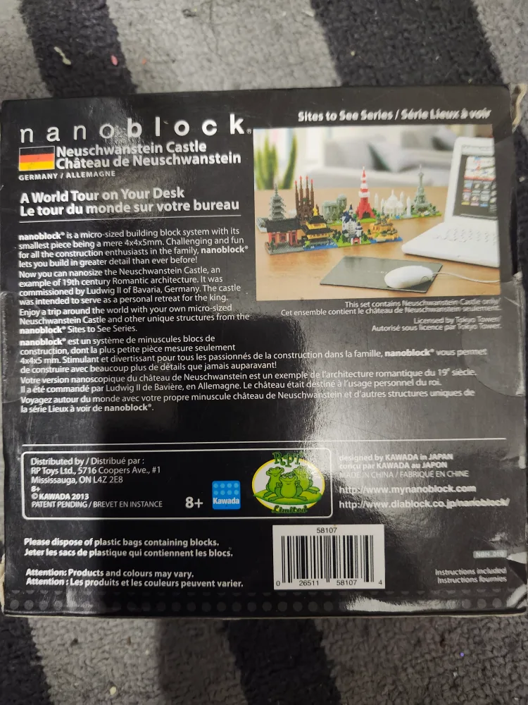 Nanoblock Neuschwanstein Castle Building Kit image indicator(2)
