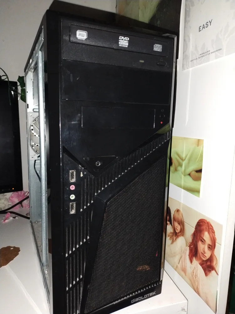 Used Desktop Computer Tower - Diablotek Case thumbnail