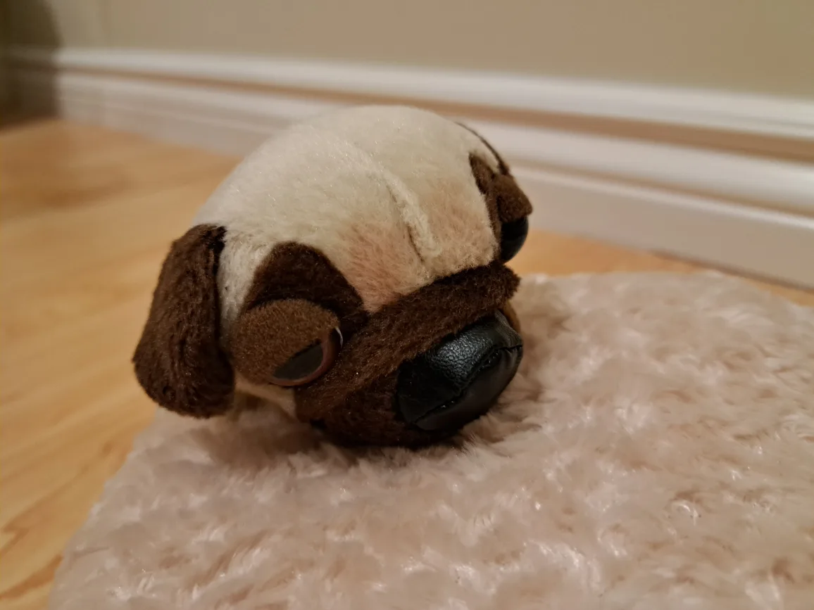 McDonalds The Dog Pug Plush Pillow 8"×8" image indicator(2)