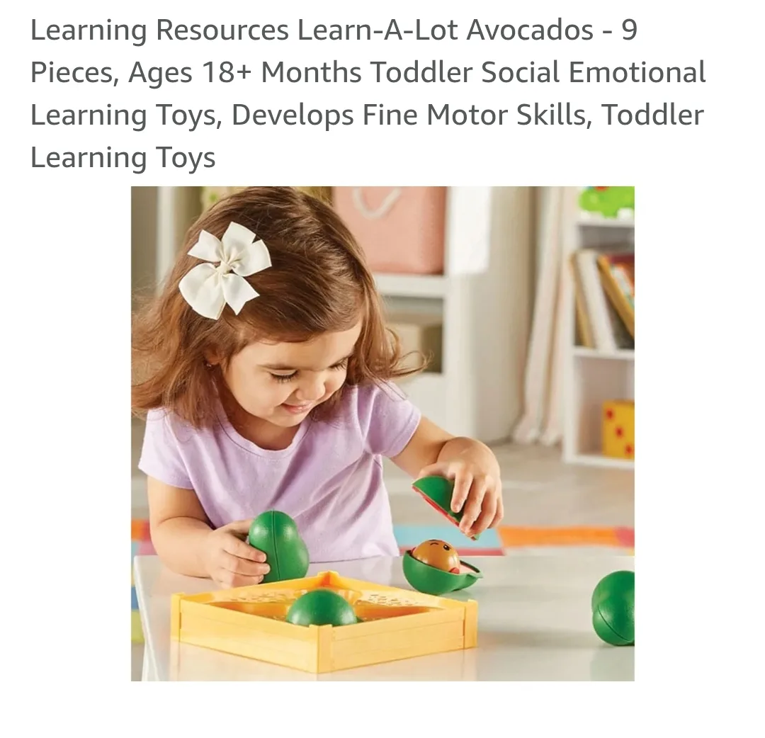 Learning Resources Learn-A-Lot Avocados Toddler Toy image indicator(5)