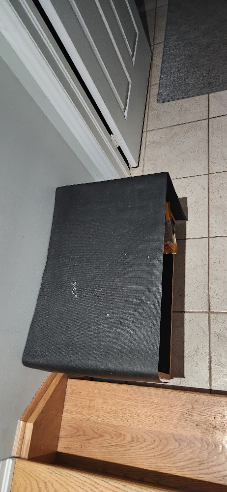 Black wooden Storage Box or Stand - photo 2
