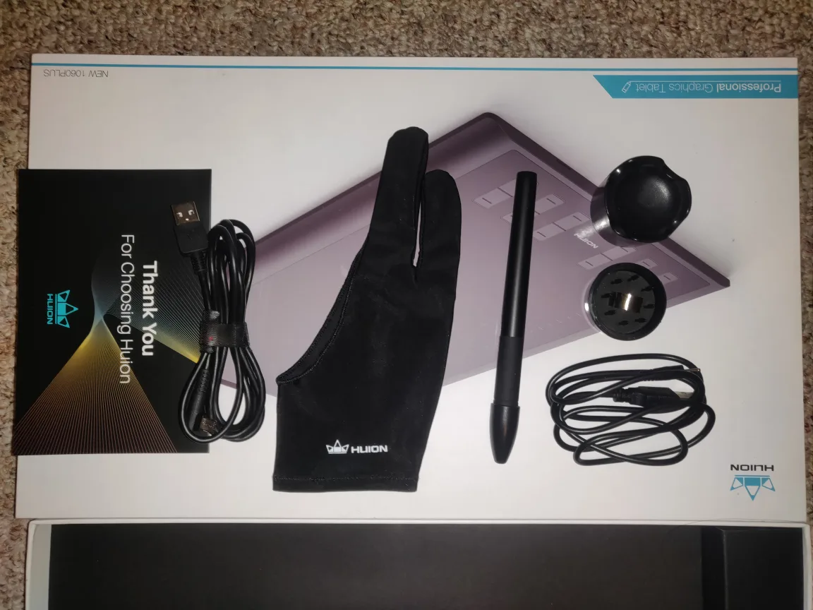 Huion Drawing Tablet 1060plus image indicator(3)