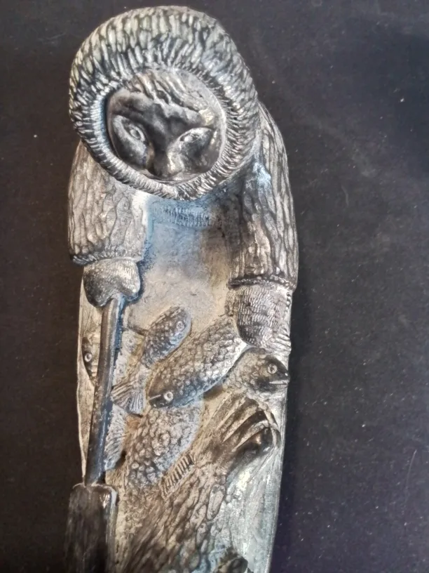 Inuk in Kayak Soapstone Carving image indicator(8)