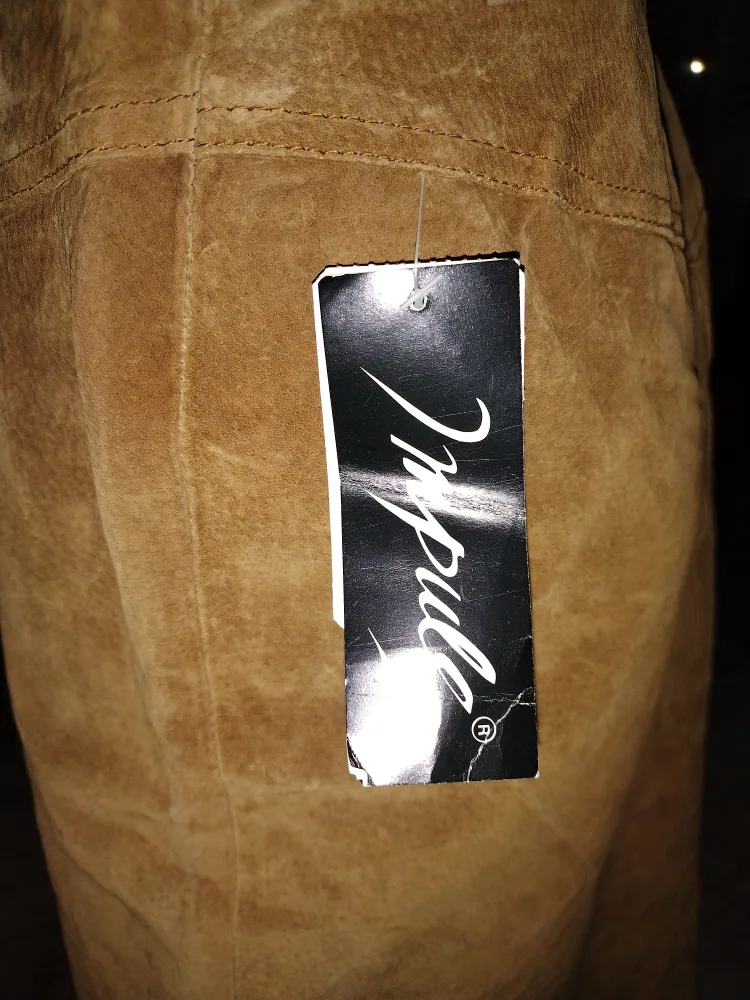 Vintage Impuls Season 1999 Suede Skirt Size M image indicator(2)