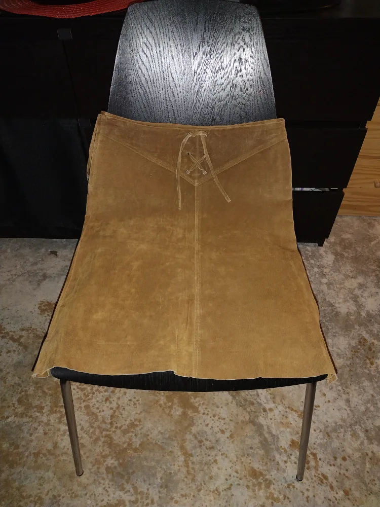 Vintage Impuls Season 1999 Suede Skirt Size M image indicator(5)