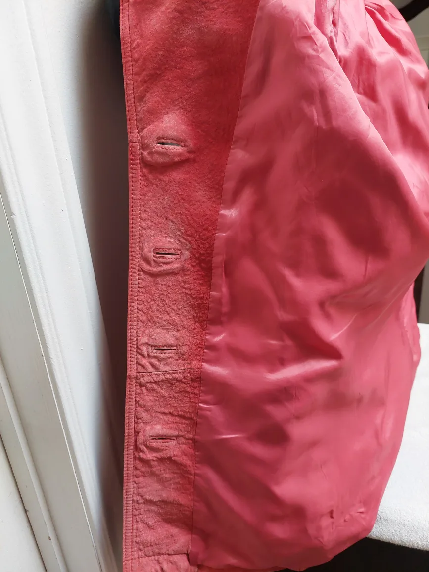 Danier Women's Coral Suede Jacket, Size M/M image indicator(9)