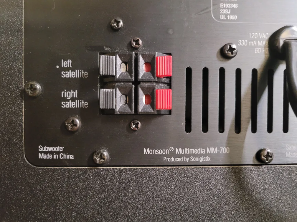 Monsoon Multimedia MM-700 Subwoofer image indicator(4)