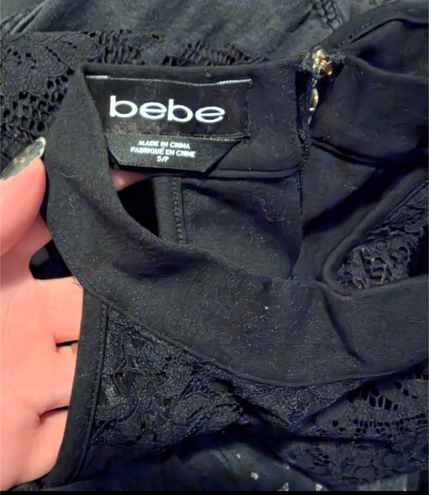 Black Lace Halter Top - photo 5