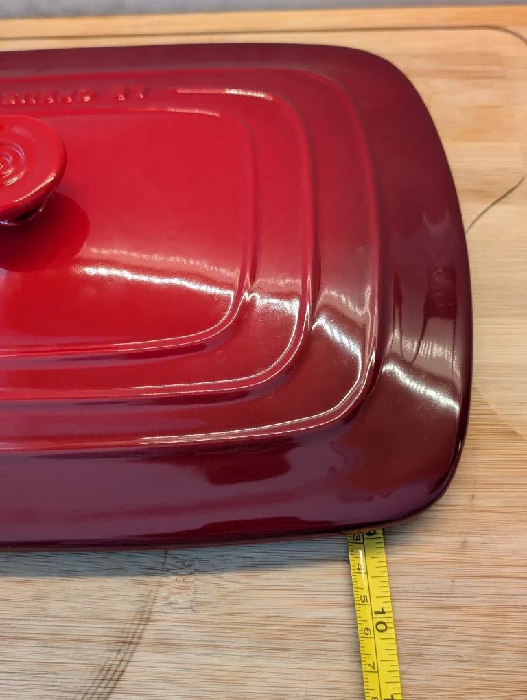 Le Creuset Red Lid for Rectangular Casserole Dish image indicator(7)