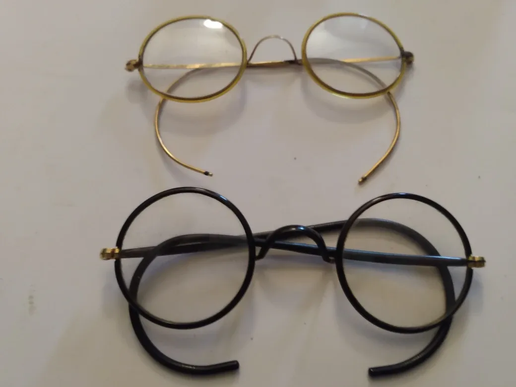 Antique Round Eyeglasses - Two Pairs thumbnail