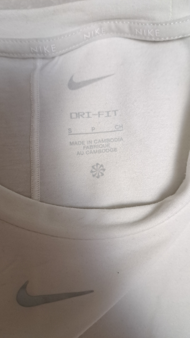 Nike Dri-FIT Training Tank Top - Size Small - White - photo 3