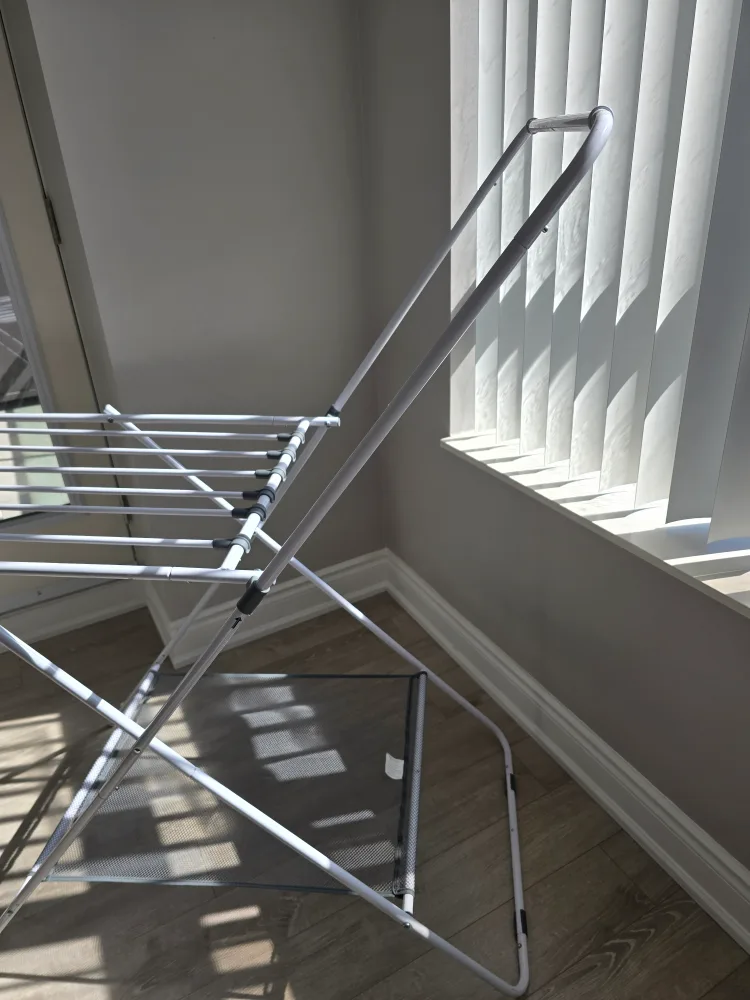 Foldable Clothes Drying Rack with Shelf image indicator(2)