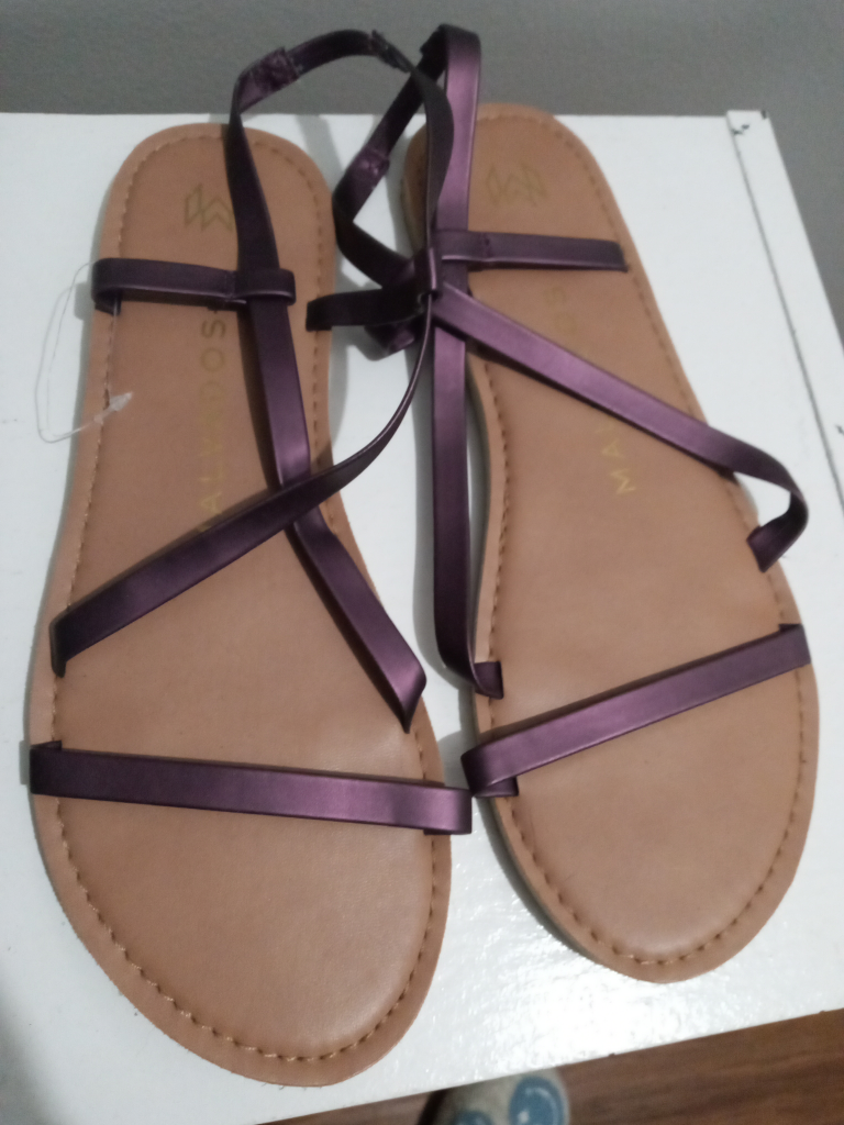 Malvados Purple Flat Sandals size 9 - photo 4