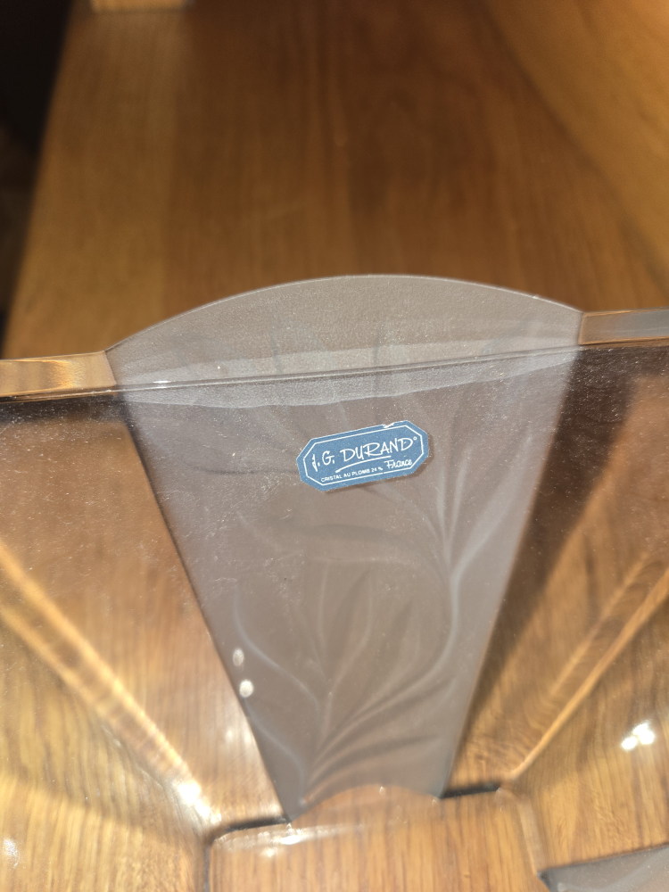 J.G. Durand Crystal Square Bowl - photo 2