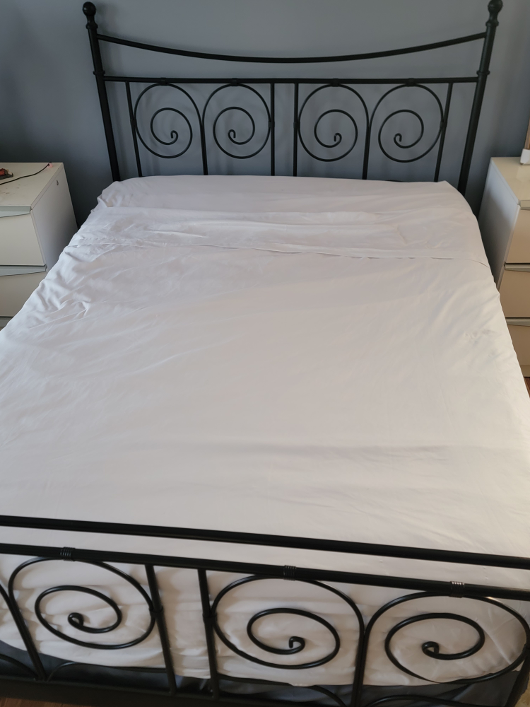 Metal Queen-Size Bed Frame