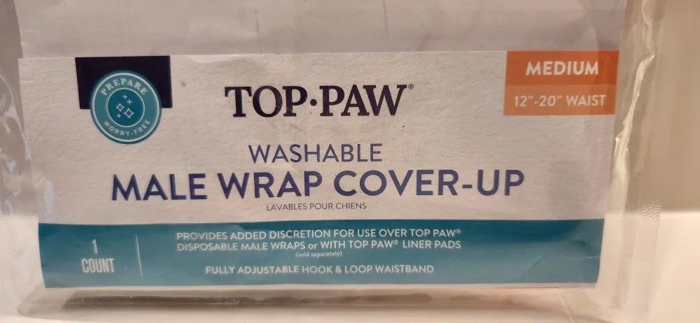 Top Paw Washable Male Wrap Cover-Up - Medium image indicator(2)