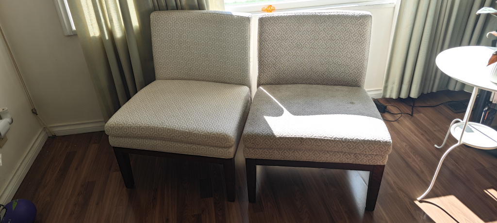 Pair of Upholstered Accent Chairs