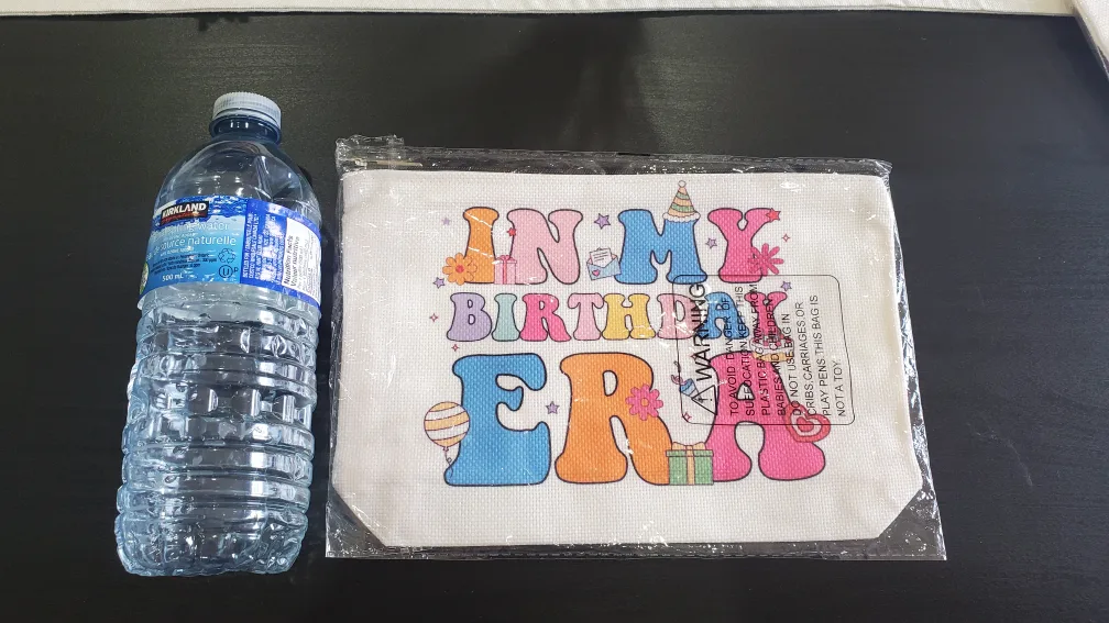 In My Birthday Era zipper pouch Makeup Bag image indicator(5)