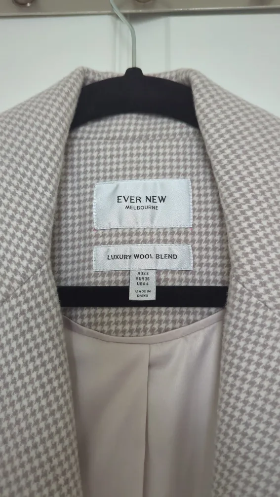 Ever New Women's Double Breasted Houndstooth Blazer image indicator(2)