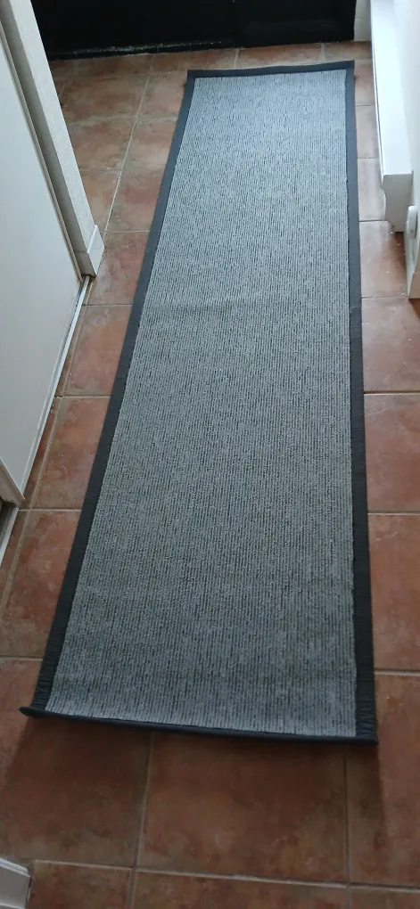 Grey Runner Rug with Black Border image indicator(3)