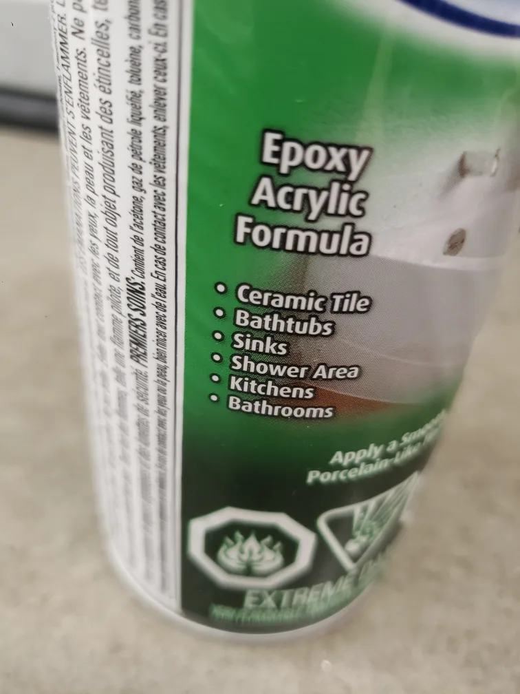 Rust-Oleum Tub and Tile Epoxy Acrylic Spray Paint - White image indicator(2)