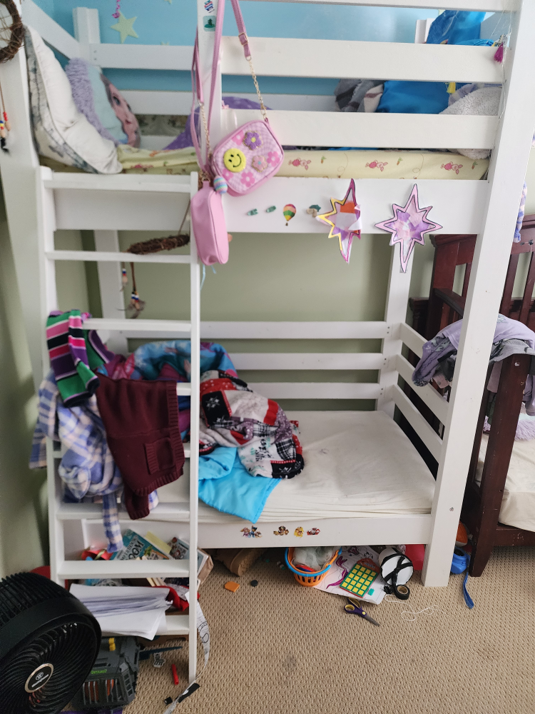 crib size bunk bed
