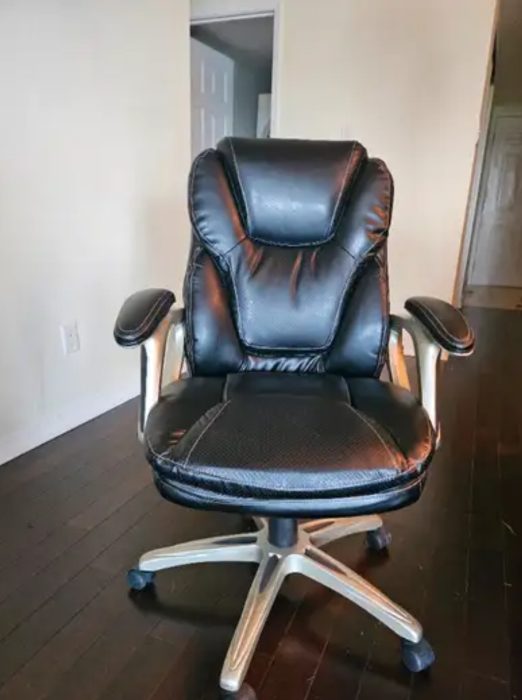 Black Leather Executive Office Chair