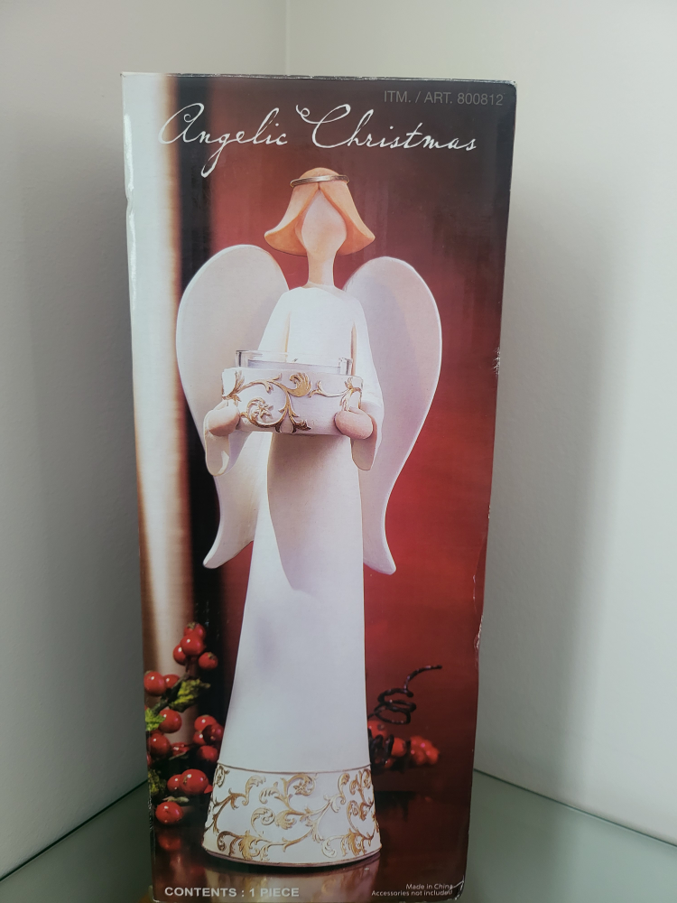 Angelic Christmas Angel Candle Holder - photo 3