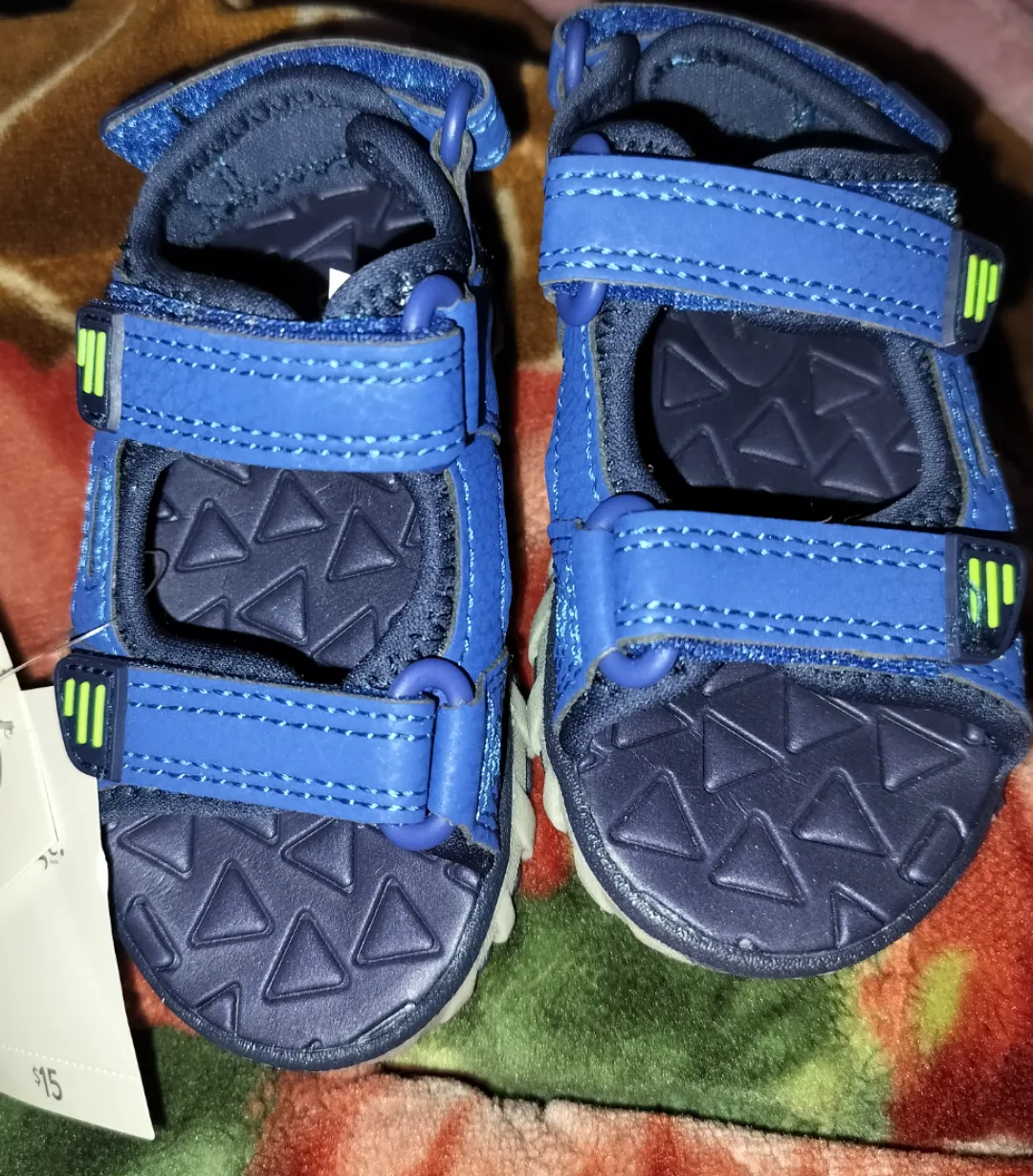 Toddler Boys' Blue Sandals - Size 5 image indicator(2)