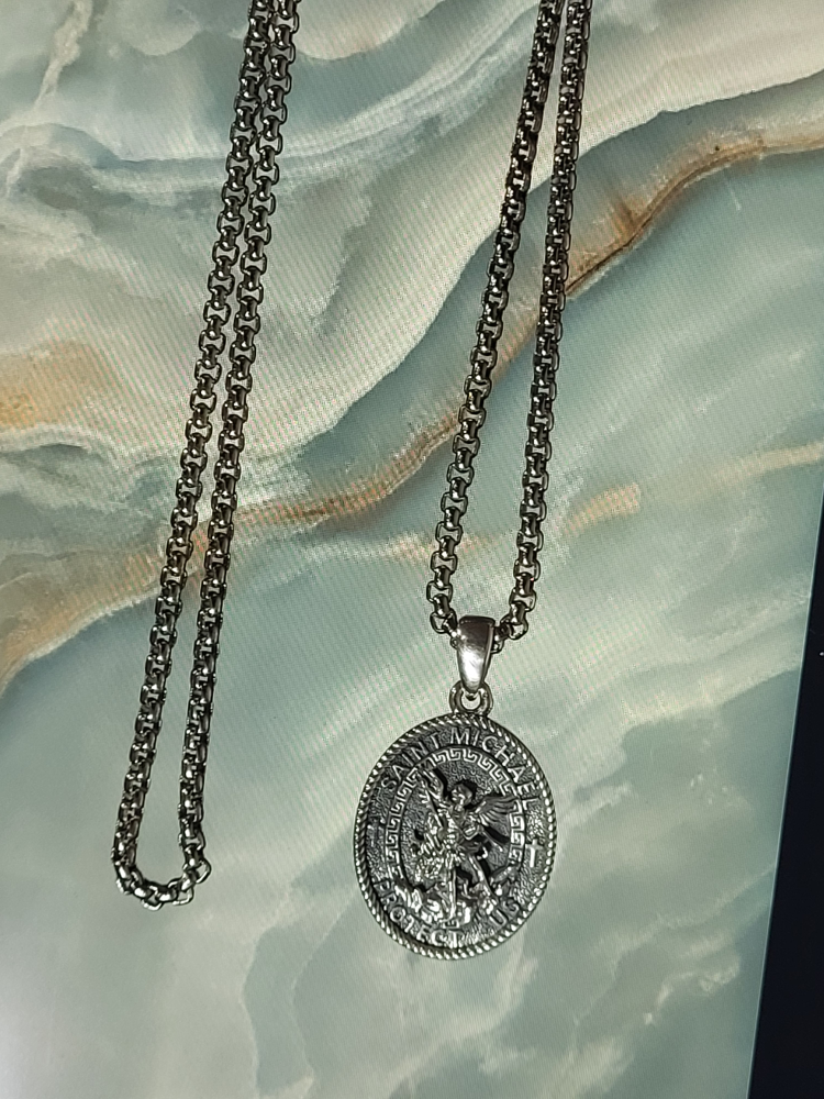 Saint Michael Pendant Necklace - photo 5
